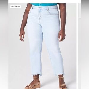 Signature fit straight ankle Jean